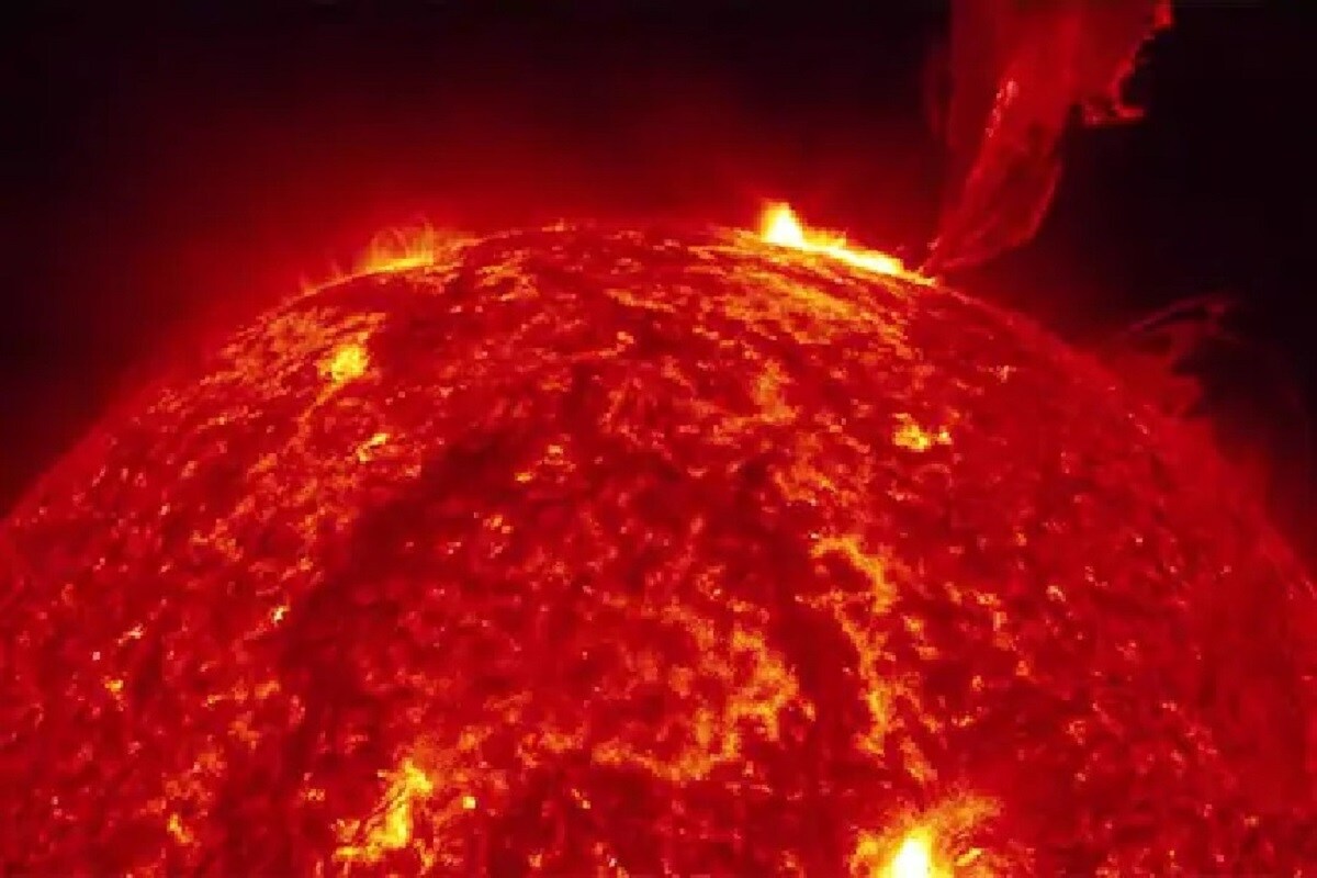 Solar Flare, Earth, Space,