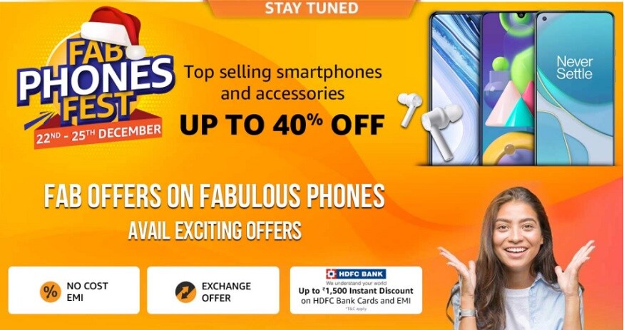 Fab Phones Fest सेल का आखिरी दिन 25 दिसंबर है.
