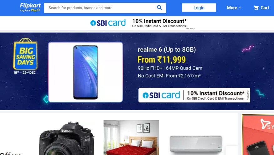 Flipkart Big Saving Days सेल से रियलमी 6 को सस्ते में खरीदा जा सकता है.