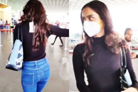 मानुषी का यह वीडियो मुंबई एयरपोर्ट का है (Video Grab Instagram @bollywoodpap)