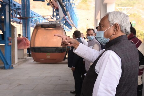 मुख्यमंत्री नीतीश कुमार ने मंगलवार को राजगीर का दौरा किया.