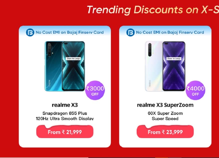 Realme X3 में रियर और सेल्फी कैमरे को मिलाकर कुल 6 कैमरे हैं.