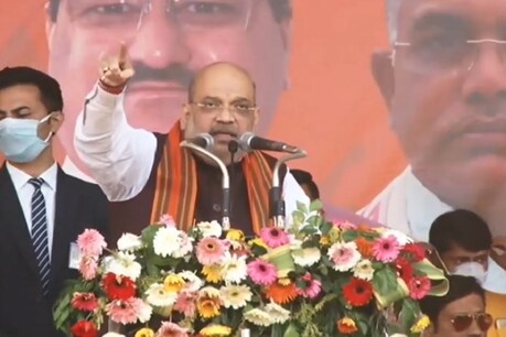 अमित शाह ने कहा कि बंगाल में किसानों की समस्याओं का समाधान पीएम मोदी के नेतृत्व वाली भाजपा सरकार है. (फोटो साभारः ट्विटर/BJP)