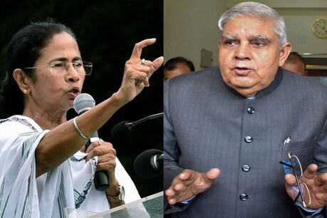 पश्चिम बंगाल की सीएम ममता बनर्जी और राज्यपाल जगदीप धनखड़ की फाइल फोटो