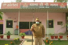 PHOTOS: मेरठ के थानों में भालों के सहारे पहरेदारी, .303 रायफल रही नहीं, इंसास चलानी सीखी नहीं