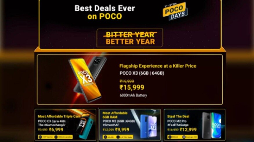 Poco Days सेल फ्लिपकार्ट पर रखी गई है.