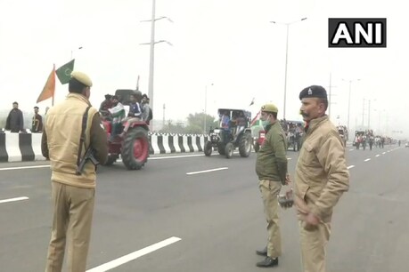 Delhi-NCR Traffic Alert: किसानों के ट्रैक्टर मार्च के चलते कई रूट बाधित हैं. (ANI)