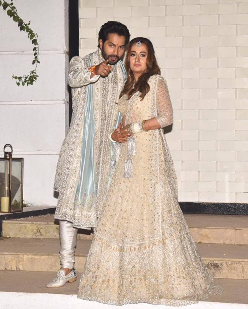 varun dhawan weds natasha, varun dhawan marriage photos