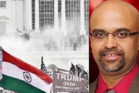 वाशिंगटन में उग्र भीड़ में तिरंगा लेकर पहुंचे विंसेंट जेवियर स्पष्टीकरण दिया है.