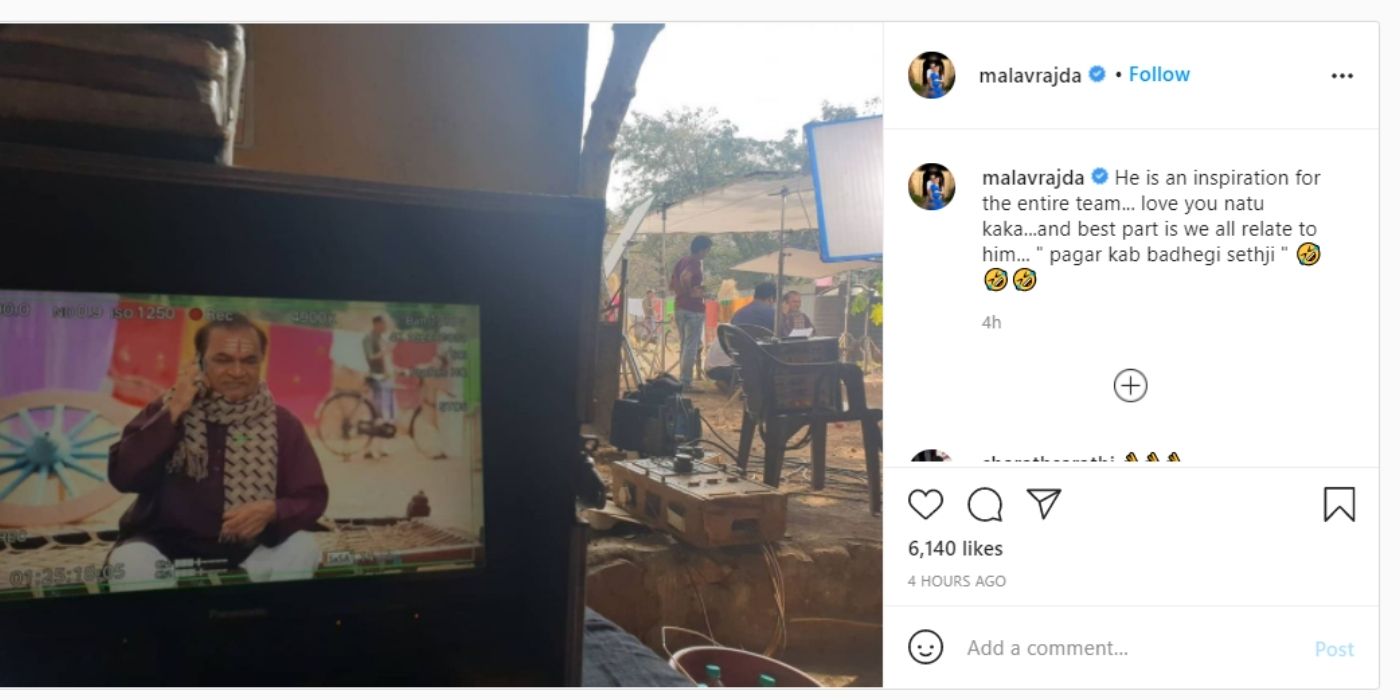 Taarak Mehta Ka Ooltah Chashmah, Nattu Kaka, Nattu Kaka returns in show, Nattu Kaka aka Ghanshyam Nayak, Ghanshyam Nayak, director says him an inspiration, Television, Social Media, Viral Post, तारक मेहता का उल्टा चश्मा, सोशल मीडिया, वायरल पोस्ट