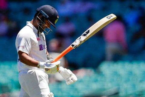 ऋषभ पंत चेन्नई टेस्ट की पहली पारी में 91 पर आउट (फोटो-AP)