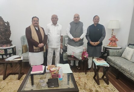 येडियुरप्पा ने कहा कि वह पार्टी के राष्ट्रीय अध्यक्ष जे. पी. नड्डा से भी मुलाकात करने का प्रयास करेंगे.(फाइल फोटो)