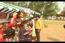 मेरठ में KNOW YOUR ARMY प्रोग्राम में बच्चों ने सेना के हथियार देखे, आर्मी बैंड की धुन से गूंजा सेंटर