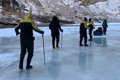 Rajasthan सहित MP के 6 लोगों ने माइनस 30 डिग्री में भारत के सबसे कठिन Chadar trek को किया पार