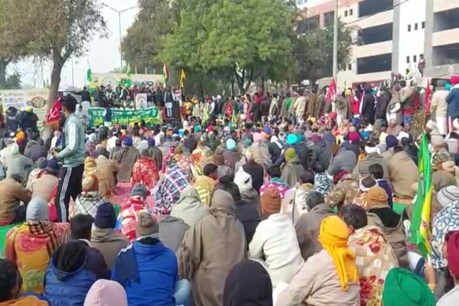हरियाणा में किसानों की की ट्रैक्टर परेड रिहर्सल.