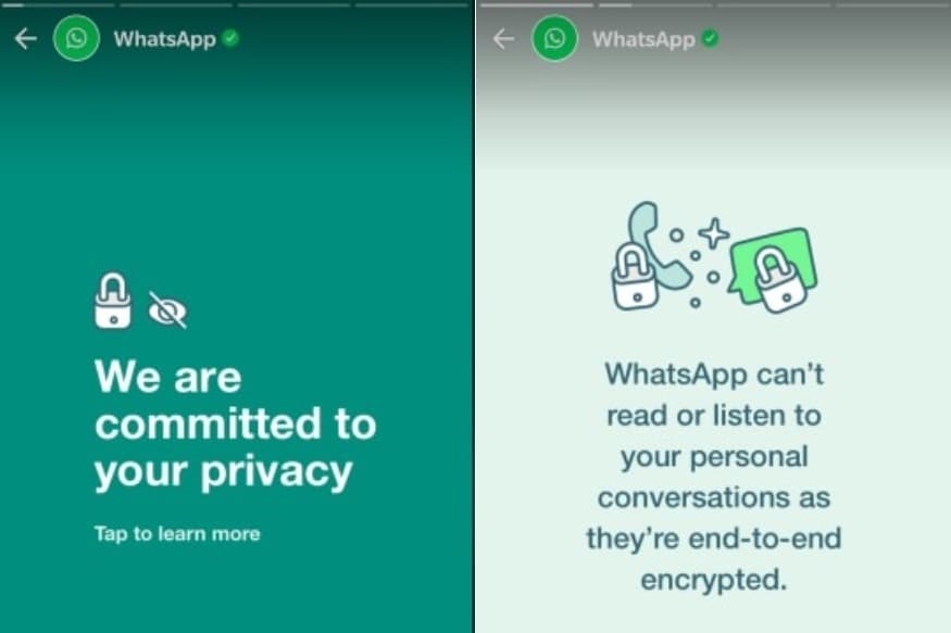 WhatsApp has put status on 'WhatsApp' for the first time.