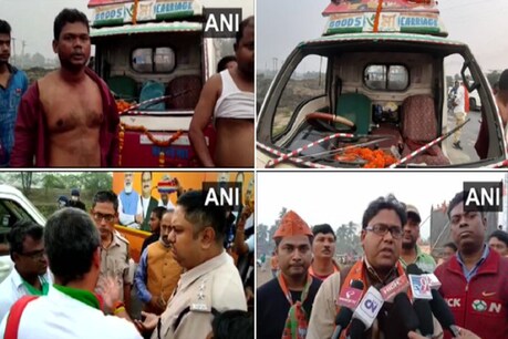ANI ने एक तृणमूल कांग्रेस कार्यकर्ता से हवाले से जानकारी दी है कि उत्तरी 24 परगना में बीजेपी की परिवर्तन यात्रा पर हमले के बाद बीजेपी कार्यकर्ताओं ने कथित तौर पर टीएमंसी के दफ्तर पर हमला कर दिया. ANI