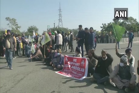 किसानों की ओर से बुलाए गए राष्ट्रव्यापी चक्का जाम में छिटपुट घटनाओं के सिवा आम तौर पर शांति देखने को मिली. ANI
