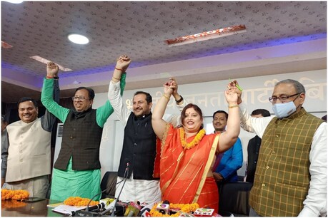 एमएलसी नूतन सिंह के पति नीतीश सरकार में मंत्री हैं.