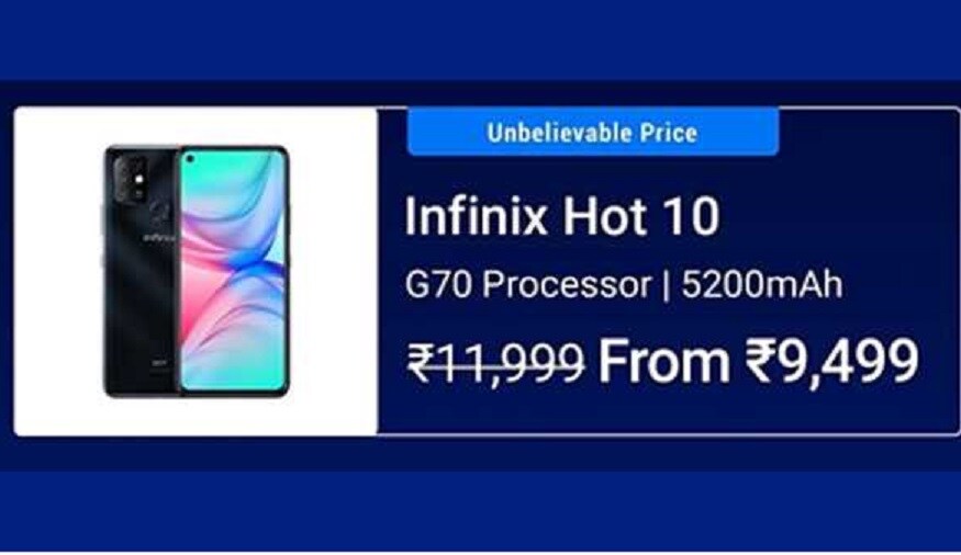 Infinix Hot 10 को 20% छूट पर घर लाया जा सकता है.