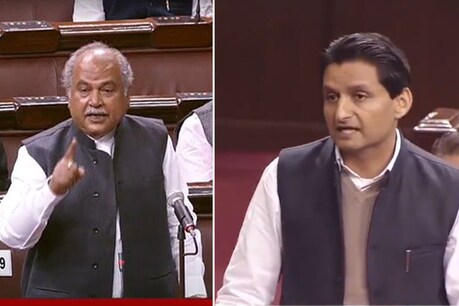 राज्यसभा में कृषि मंत्री नरेंद्र सिंह तोमर ने जैसे ही कॉन्ट्रैक्ट फॉर्मिंग का जिक्र किया, हंगामा होने लगा.