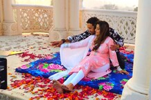 कुछ यूं अक्षरा सिंह संग रोमांस करते दिखे निरहुआ, देखें  'जान लेबू का' के गाने की शूटिंग की तस्वीरें!