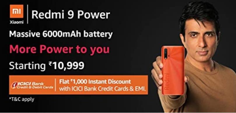 Redmi 9 Power पर छूट दी जा रही है. (Photo: Amazon)