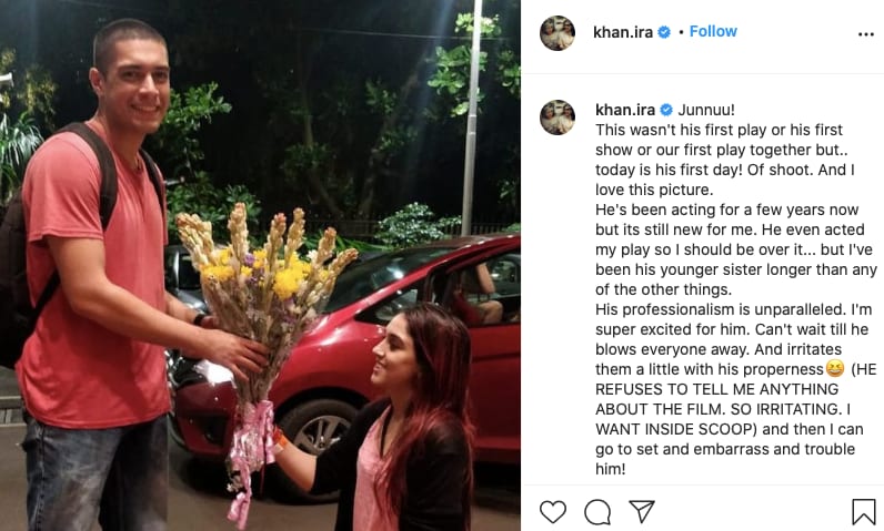 आमिर खान, Aamir Khan, Junaid Khan, Ira Khan, Instagram, Bollywood