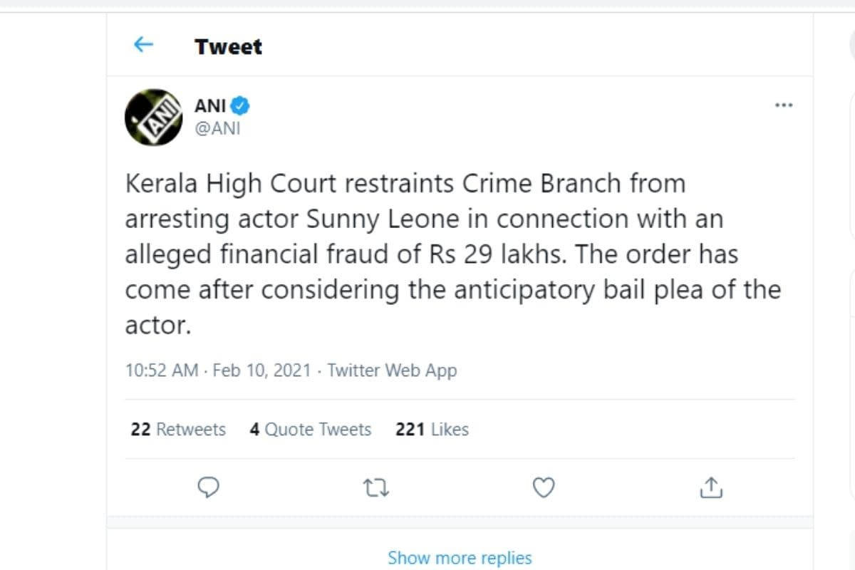 Sunny Leone, Kerala High Court, Kerala High Court grants relief, Sunny Leone cheating case, Social Media, Viral News, News18,