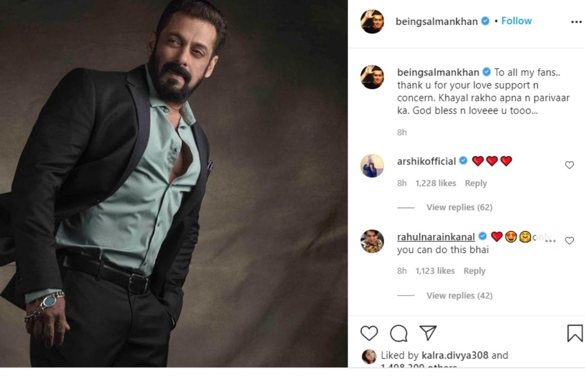 Salman Khan, Salman Khan thanks to fans, Salman Khan Blackbuck case, Salman Khan relief in arms license Case, Social Media, Viral News, News18, Network 18, सलमान खान, सलमान खान को मिला सपोर्ट, सलमान खान को कोर्ट से राहत