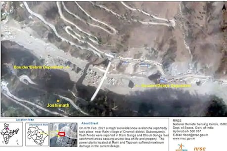 उत्तराखंड आपदा में हताहतों की संख्या 32 पहुंच गई है. राहत और बचाव कार्य जारी है. ISRO
