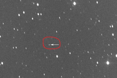 एस्टेरॉयड एपोफिस की ली गई फोटो. (Pic- VIRTUAL TELESCOPE PROJECT)