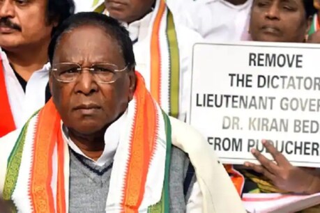 नारायणसामी ने दिया सीएम पद से इस्तीफा. (File pic)