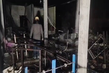 करनाल की पटाखा फैक्ट्री में हुआ हादसा