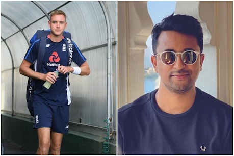 IND VS ENG: प्रज्ञान ओझा ने ब्रॉड का नाम लेकर अहमदाबाद पिच के आलोचकों को दिया जवाब (फोटो-प्रज्ञान ओझा और स्टुअर्ट ब्रॉड इंस्टाग्राम)