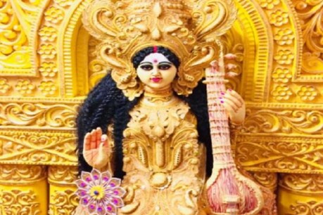 सरस्वती पूजा का आयोजन इस बार 16 फरवरी को हो रहा है जबकि प्रतिमा विसर्जन का कार्यक्रम 17 फरवरी को होगा (फाइल फोटो)