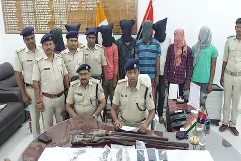 बिहार के मुजफ्फरपुर से गिरफ्तार लुटेरे