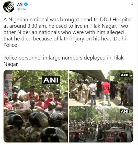 Delhi News दिल्ली लेटेस्ट हिंदी न्यूज अपडेट, Nigerian citizen Death नाइजीरिया के नागरिक की मौत, Delhi Police दिल्ली पुलिस