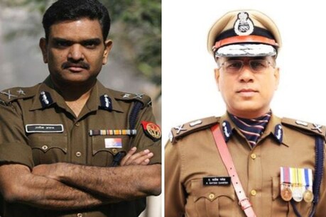 आईपीएस असीम अरुण (बाएं) कानपुर और ए सतीश गणेश वाराणसी के पहले पुलिस आयुक्त होंगे।