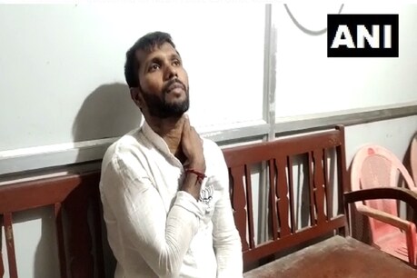 अशोक डिंडा की गाड़ी पर हमला (फोटो- एएनआई)