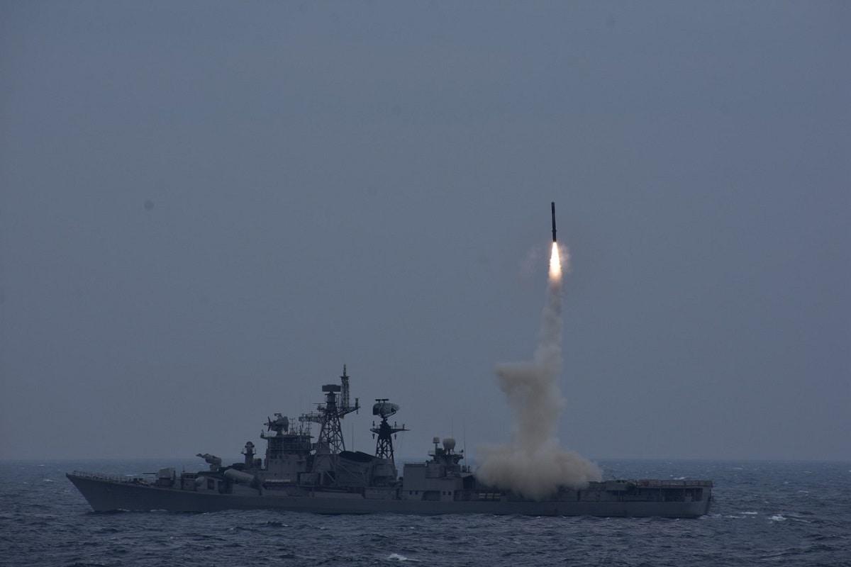 India, Indian Navy, Brahmos missile, First Time in India, test of Brahmos, land-attack variant from sea, 5 March 2008