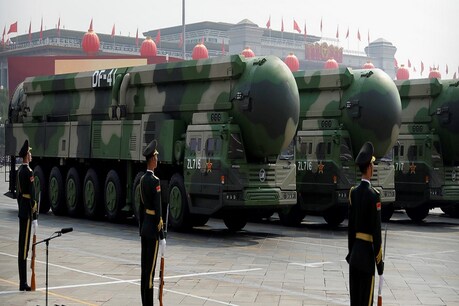 चीन की डीएफ-41 बैलिस्टिक मिसाइल. (AP File Photo)