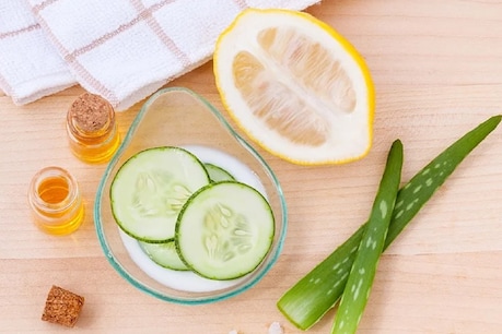 DIY Cucumber Face Pack Cucumber will give freshness, shine face like this