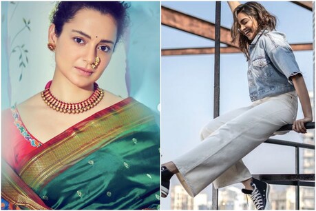 कंगना रनौत ने अपने ट्वीट में पुराने ज़माने की महिलाओं की तारीफ की. (Instagram @KanganaRanaut/DeepikaPadukone)