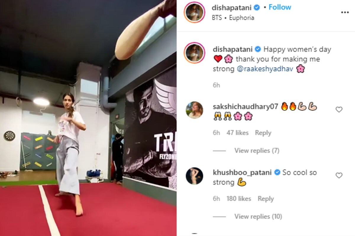 Disha Patani, Disha Patani post
