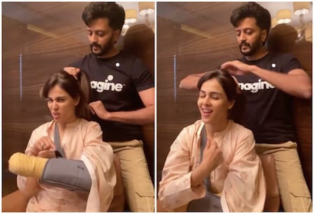 Genelia D'Souza and Riteish Deshmukh are among the power couples in the industry. (Instagram @Genelia D'Souza)