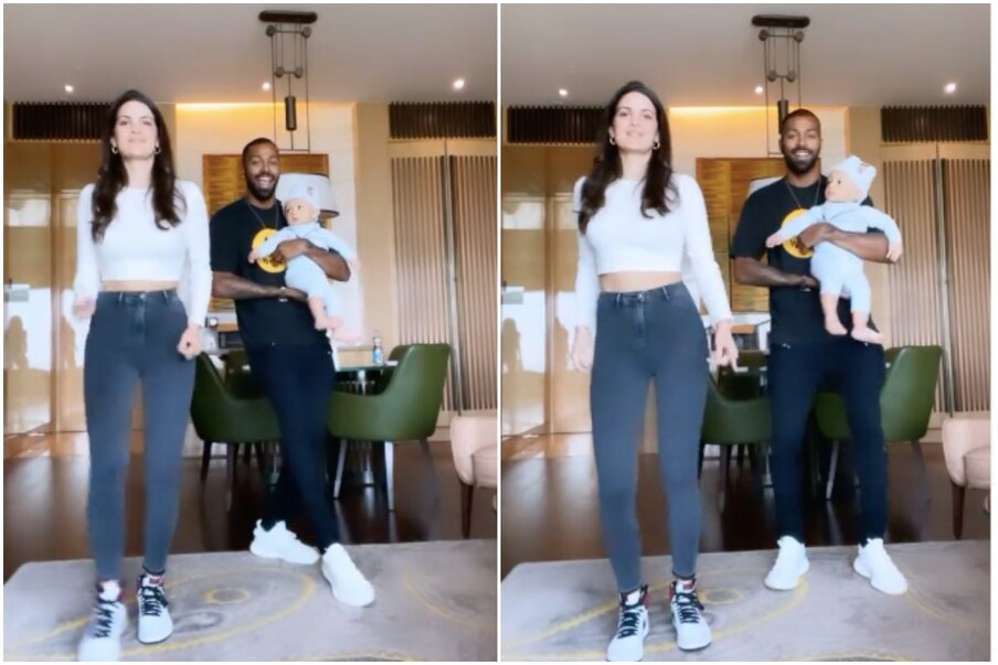  क्रिकेटर हार्दिक पांड्या और उनकी पत्नी नताशा अक्सर बेटे के साथ अपने क्यूट मोमेंट शेयर करते हैं. (Instagram @Natasa Stankovic)