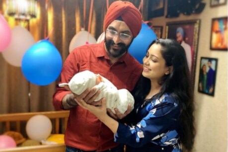 हर्षदीप कौर ने दिखाई अपने बेटे की पहली झलक (फोटो साभार: @Harshdeep Kaur)