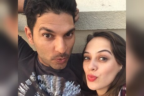युवराज सिंह के साथ हेजल कीच (फोटो साभारः Instagram @hazelkeechofficial)