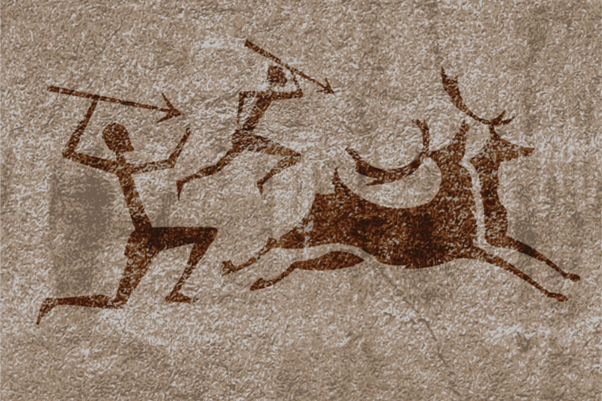 , Environment, Human beings, Large Animals, Prehisotry, Hunting, agriculture, small Prey, stone age,